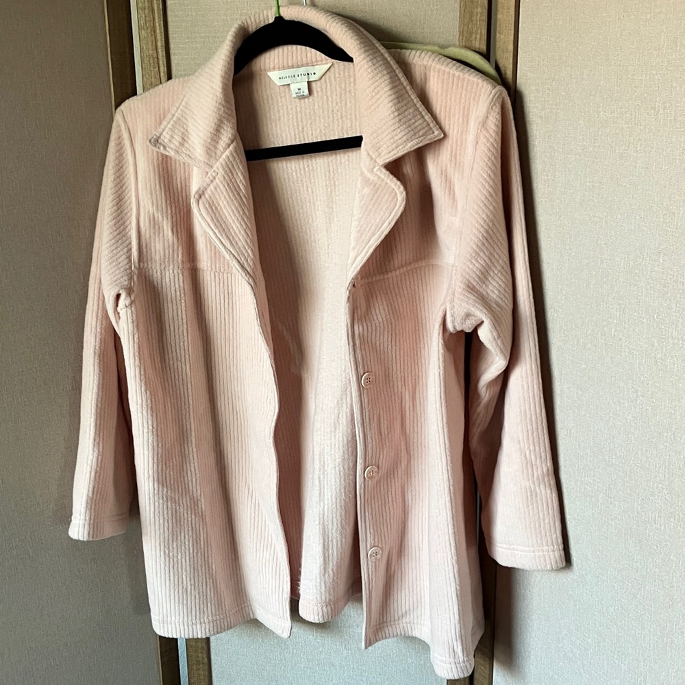 FINAL MARKDOWN Melrose Studio fleece like ribbed jacket
